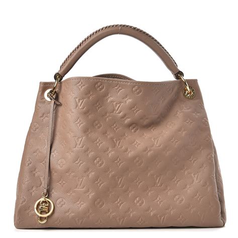 louis vuitton artsy mm taupe glace|louis vuitton empreinte handbags.